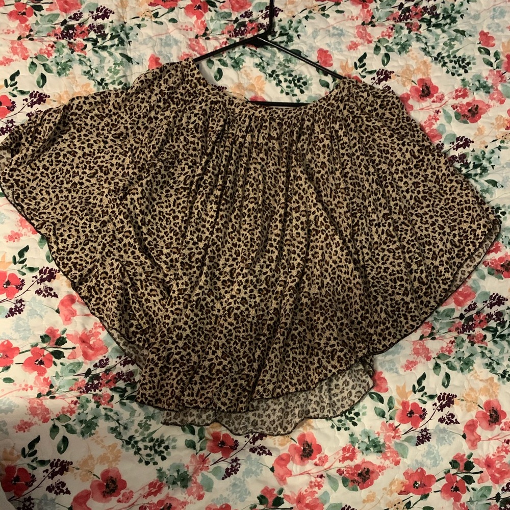 Cheetah print shirt